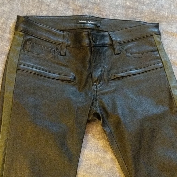 Etienne Marcel Denim - 🔥🔥Etienne Marcel Black Leather Skinny Jeans🔥🔥